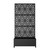 71" X 35" Black Galvanized Metal Rectangular Planter Box
