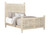 Three Piece White Solid Wood Bedroom Set