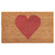 30" X 48" Brown And Pink Heart Outdoor Coir Door Mat