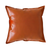 Light Luxury Urban Simulated Leather Wide Edge Throw Pillow