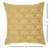 Golden Distressed Gradient Throw Pillow