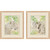 Set Of Two Boho Jungle Cat Brown Framed Wall Art