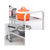Tier x Stainless Steel Kitchen Dinning Food Cart Trolley Utility Round