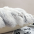 Luxury Faux Fur Pillowcase Gray/