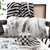 Luxury Faux Fur Pillowcase Gray/