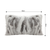 Luxury Faux Fur Pillowcase Gray/