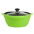 L Ceramic Casserole Stew Cooking Pot with Glass Lid