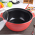L Ceramic Casserole Stew Cooking Pot with Glass Lid
