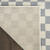 9' X 12' Ivory Checkered Area Rug
