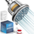 Shower Head Filter For Hard Water 7 Settings High Pressure Filtered Shower Head with Filters for Chlorine and Fluoride Water Softener Showerhead with