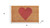 24" X 36" Brown And Pink Heart Outdoor Coir Door Mat