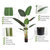 Artificial Indoor Traveler Banana Fake Decoration Tree Flower Pot Plant