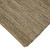 2' X 3' Brown And Beige Jute Striped Flatweave Handmade Area Rug