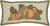 12" X 24" Natural Blown Seam Handmade Linen Blend Thanksgiving Pumpkin Throw Pillow