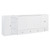 White Wood Queen Murphy Bed With USB