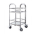 Tier Stainless Steel Square Tube Drink Wine Food Utility Cart xx