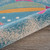2’ x 3’ Blue Playful Fish Indoor Outdoor Scatter Rug