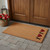 36" X 72" Brown Red And Black XOXO Outdoor Coir Door Mat