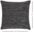 Charcoal Distressed Stripes Throw Pillow