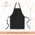 Black Aprons Bulk Commercial Chef Bib Apron for Kitchen and Restaurant Cooking without Pockets Unisex Women and Men Adult 12 Pack