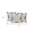 Set of Three Gray And Beige Botanical Indoor Outdoor Throw Pillow