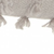 Tassel Detailed Gray Throw Pillow