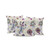 Set of Three White And Purple Peacock Indoor Outdoor Throw Pillow