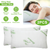 2Pcs Bamboo Memory Foam Pillow Hypoallergenic Bed Pillow 
