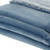 King Light Blue Polyester Knitted Plush Blanket