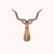 13" X 9" X 33" Antelope Head Wall Decorative
