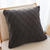 Charcoal Grey Cable Knit Pillow Covers Soft Decorative Cushion Cases for Sofa, BedHome Dcor