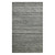 2' X 3' Dark Gray And Ivory Wool Striped Hand Woven Area Rug
