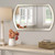 Contemporary Gold Leaf Finish Wall Mirror