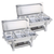 Stainless Steel Chafing Triple Tray Catering Dish Food Warmer