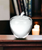 4" Clear Crystal Apple Paperweight Tabletop Sculpture