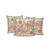 Set of Three Yellow Peacock Indoor Outdoor Throw Pillow