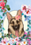 German Shepherd - Hippie Hound Studios Spring  House and Garden Flags