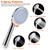 Handheld Shower Head Powerful 4.25in High Pressure Rain Showerhead 