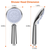 Handheld Shower Head Powerful 4.25in High Pressure Rain Showerhead 
