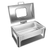 L Rectangular Stainless Steel Soup Warmer Roll Top Chafer Chafing Dish with Glass Visual Window Lid