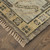 8' Ivory Gray and Brown Wool Geometric Hand Knotted Runner Rug With Fringe