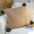 Ribbed Knit Pillowcase with Forest PomPoms Warm Cushion Covers