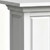 36" X 14" White Resin Rectangular Pedestal Plant Stand