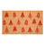 17" X 29" Brown And Red Christmas Trees Outdoor Coir Door Mat