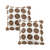 MidCentury Dot Pattern Pillow Cover