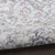 12' Gray Floral Distressed Runner Rug
