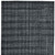 8' X 10' Charcoal And Gray Wool Plaid Hand Woven Area Rug