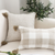 Pillow Textu Throw Cover, Luxurious Rib Knit Ribbed Cotton Throw Pillow