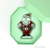 Swarovski Christmas Holiday Cheers Santa Claus Red Figurine