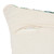 20" White And Ivory Geometric Cotton Blend Throw Pillow